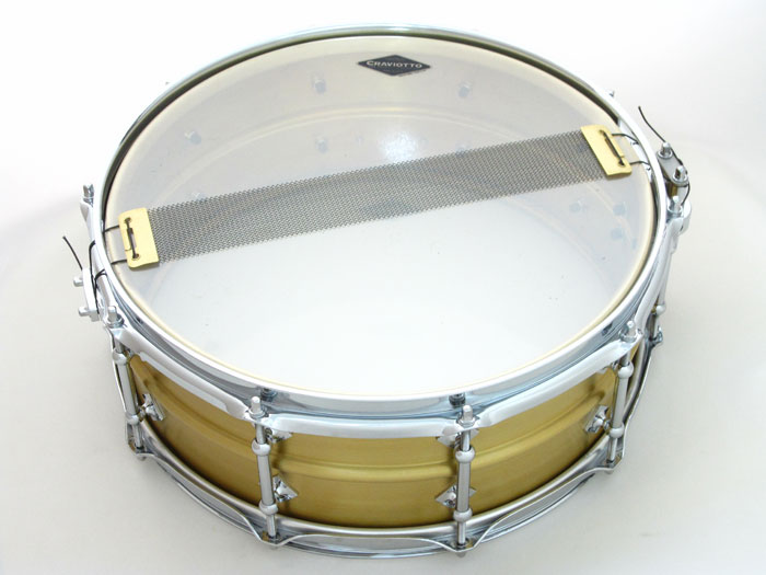 Craviotto 【世界限定40台限定】Master Metal brass snare Drum 14×5,5 クラビオット サブ画像5
