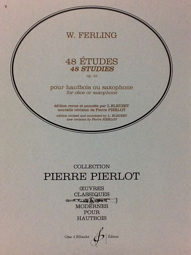 ビヨドー社 フェルリング/48の練習曲op. 31(オーボエ洋書) Gerard Billaudot
