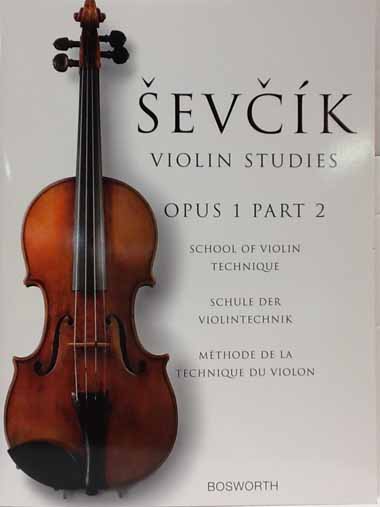 【ヴァイオリン教則本】セヴシック/ヴァイオリン技巧教本　Op.1 パート2（弦楽器洋書）