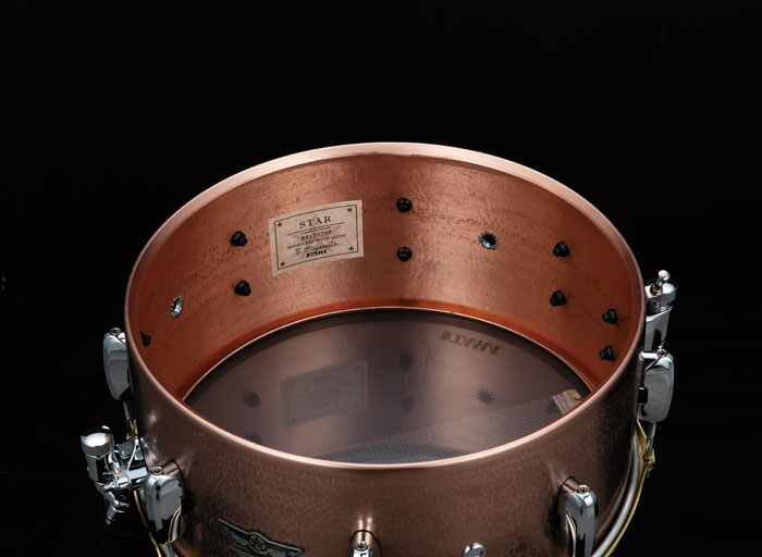 TAMA TCS1465H HAND HAMMERED COPPER STAR Reserve Snare Drum タマ サブ画像2