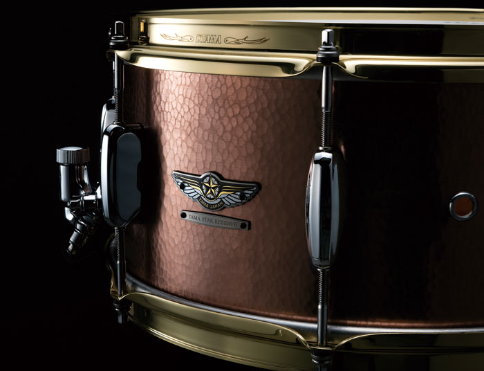 TAMA TCS1465H HAND HAMMERED COPPER STAR Reserve Snare Drum タマ サブ画像4