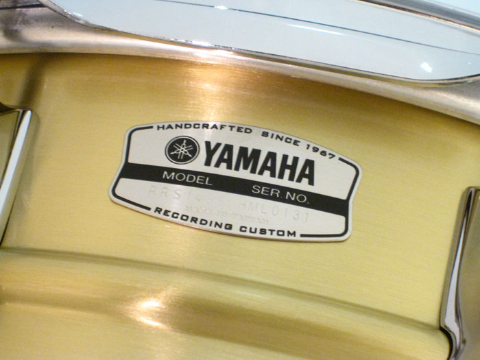 YAMAHA RRS1455 Recording Custom Brass 14×5.5 ヤマハ サブ画像2
