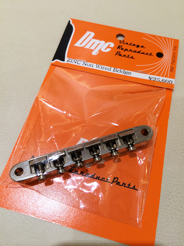 Dmc Vintage Reproduct Parts ZINC Non Wired Bridge/Nickel-Aged ディー・エム・シー