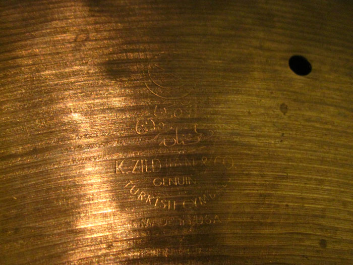 Zildjian 【VINTAGE】EAK Zildjian 20 Jazz Ride 2,183g / 4 Rivet Hole ジルジャン サブ画像3