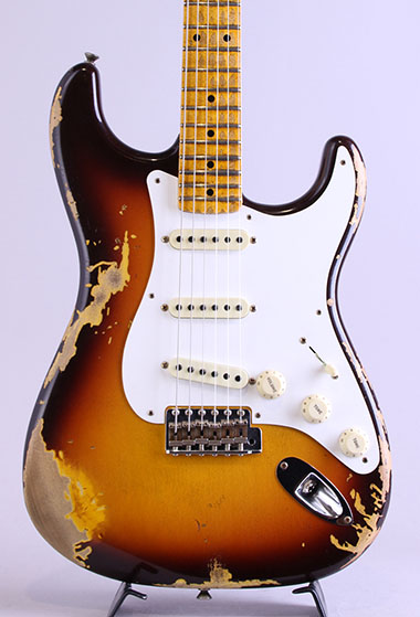FENDER CUSTOM SHOP 1958 Stratocaster Heavy Relic Faded Chocolate 3-Color Sunburst【S/N:CZ532505】 フェンダーカスタムショップ