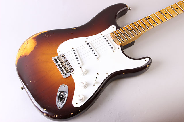 FENDER CUSTOM SHOP 1955 Stratocaster Heavy Relic Wide Fade Chocolate 2-Color Sunburst フェンダーカスタムショップ サブ画像7