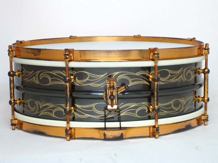 AK Drums Black Beauty Model 14×5 Black Nickel Over Brass AK ドラムス サブ画像1
