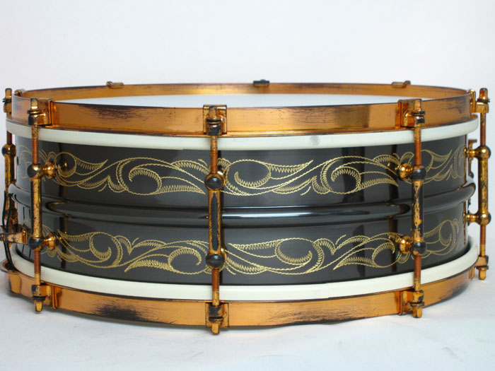AK Drums Black Beauty Model 14×5 Black Nickel Over Brass AK ドラムス サブ画像3