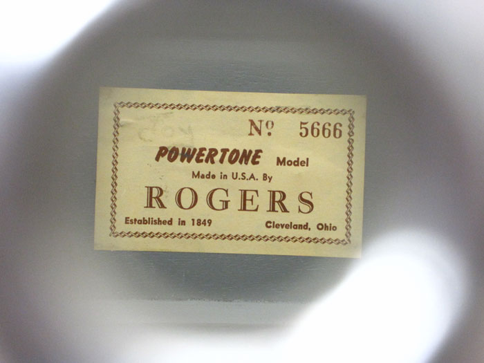 Rogers 【RARE!!/VINTAGE】60's PowerTone Wine Red Ripple Cleveland 14×5 ロジャース サブ画像9