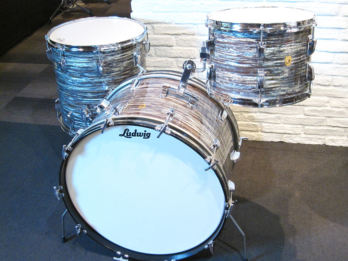 Ludwig 1965-66' Super Classic 22 16 13 Oyster Blue Pearl ラディック サブ画像5