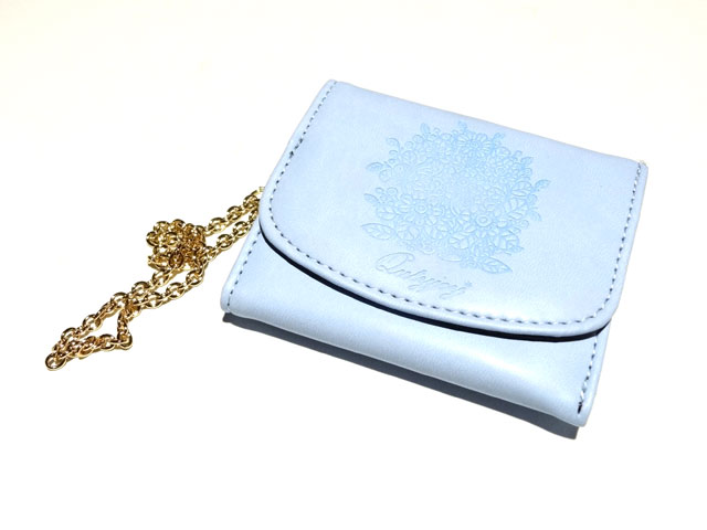 【ネコポス発送】mini purse BLUE