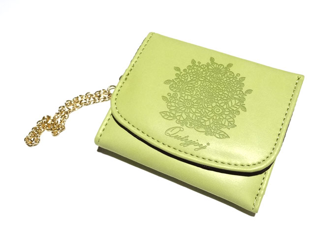 【ネコポス発送】mini purse GREEN