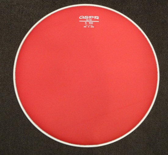 Aspr Slシリーズ テクノーラ素材 コート有り カラーヘッド 赤 Te 01c14rd 商品詳細 Mikigakki Com Drum Center ドラム パーカッション専門店 アサプラ