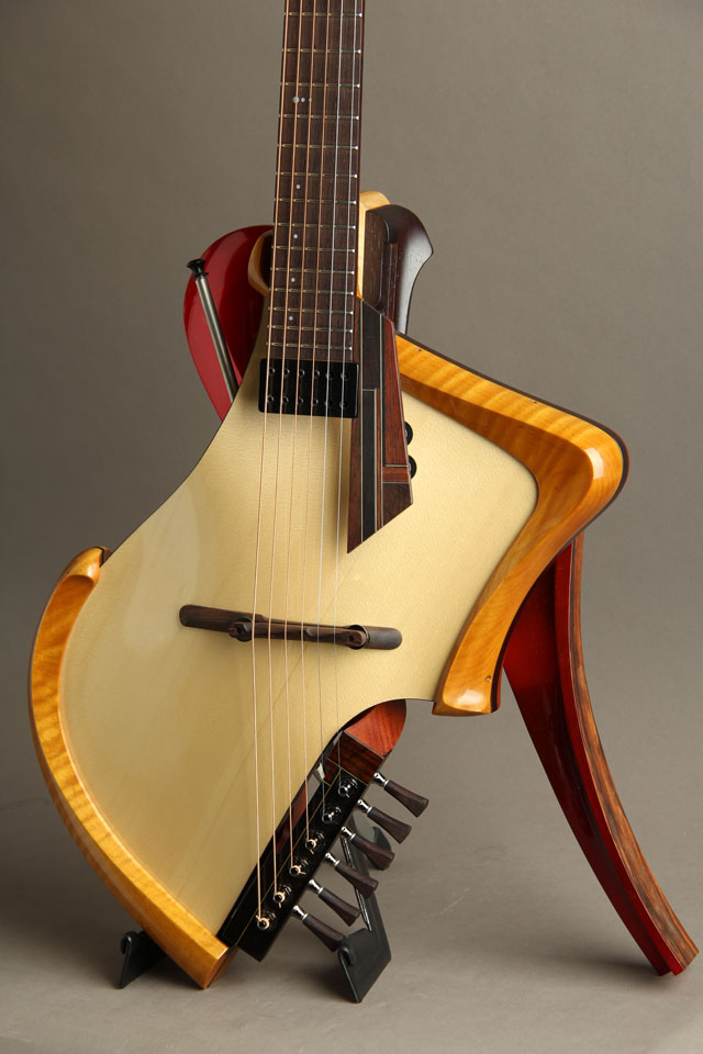 Michihiro Matsuda Guitars Matsuda headless arched top acoustic electric guitar ミチヒロ・マツダギターズ サブ画像10