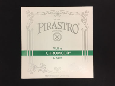 PIRASTRO 【ネコポス発送】ヴァイオリン弦 Chromcor（クロムコア） G線 4/4 在庫限り旧価格 ピラストロ バイオリンゲン