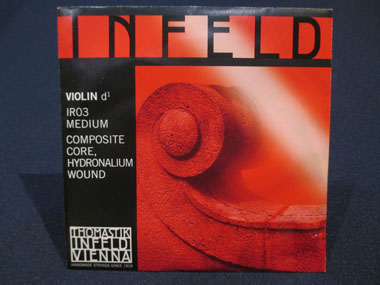 【ネコポス発送】ヴァイオリン弦 INFELD（インフェルド） 赤 D線 4/4 在庫限り旧価格