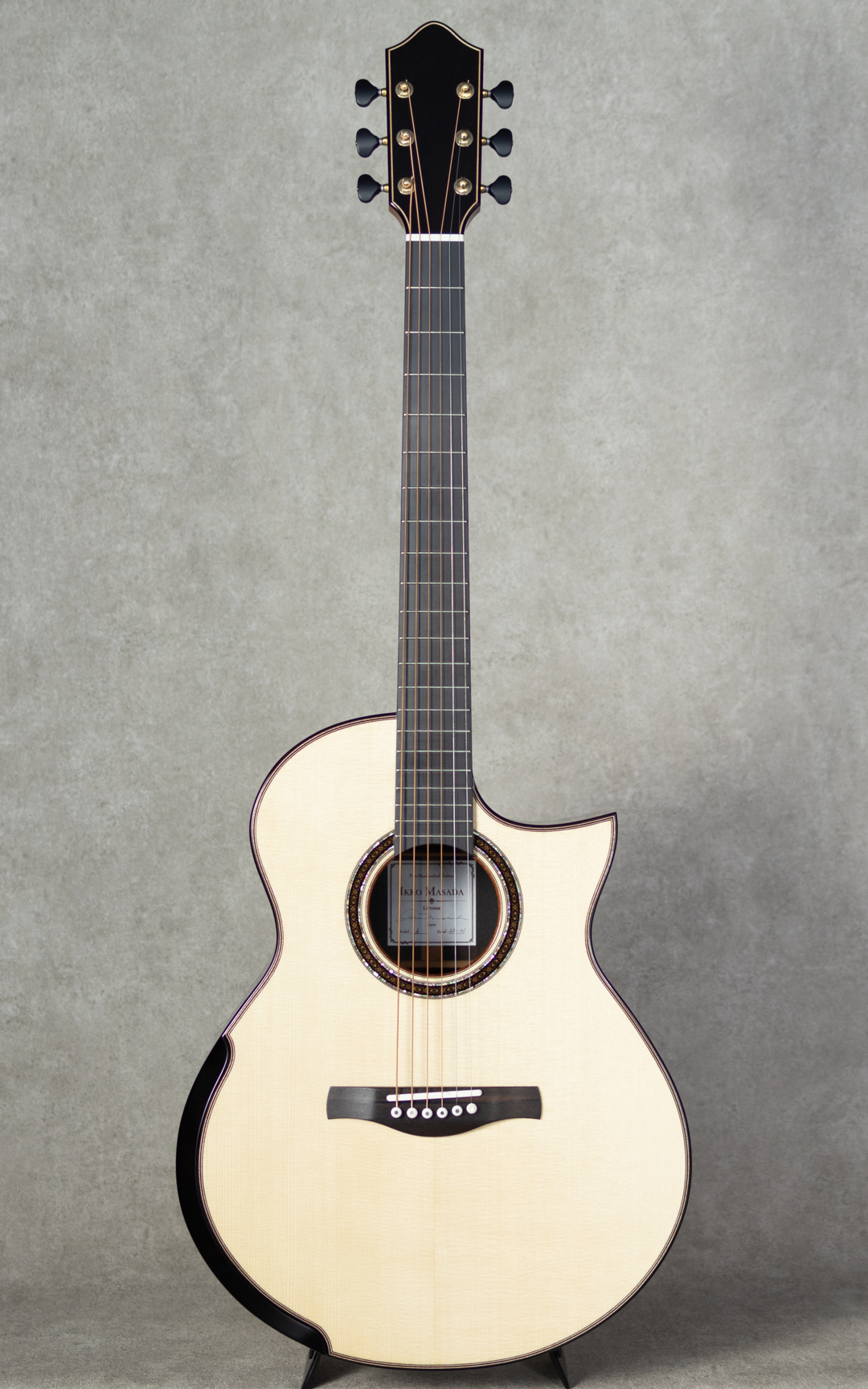 Ikko Masada Guitars Model A Cutaway German Spruce / Jacaranda 政田一光 サブ画像1