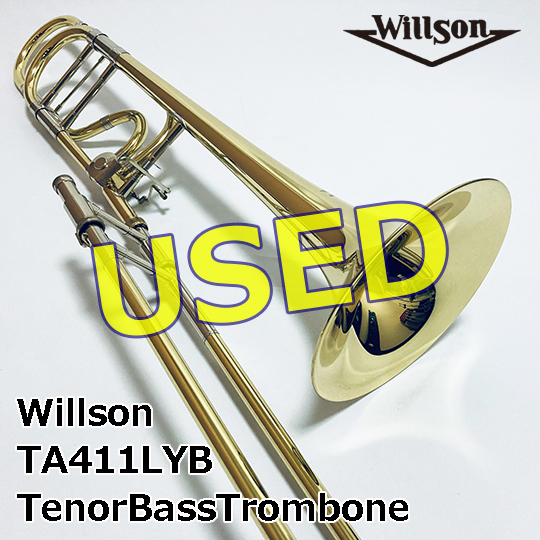 【美品・中古品】ウィルソン テナーバストロンボーン TA411LYB USED Willson TenorBassTrombone