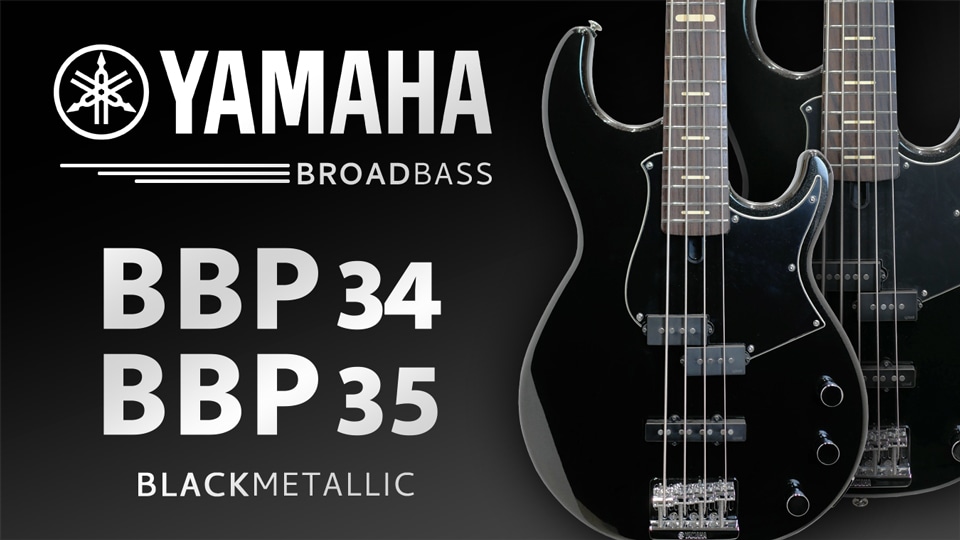 三木楽器200周年を記念した特別カラーモデル、"BLACK METALLIC" のBBP34 & 35が実現いたしました！