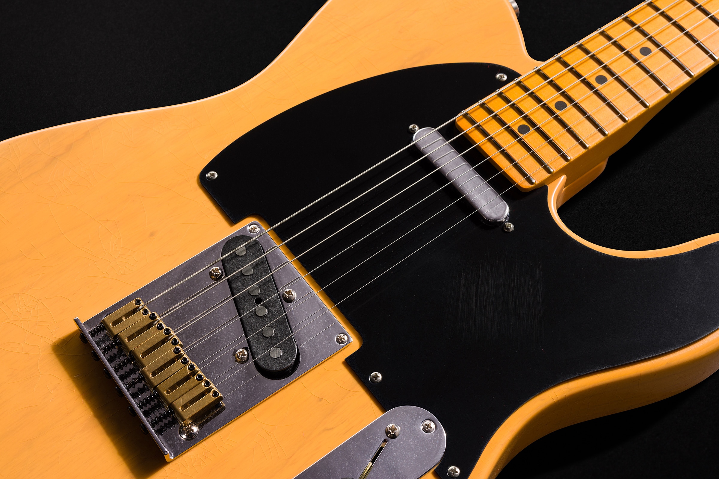 American Ultra Luxe Vintage '50s Telecaster /White Blonde/Maple Fingerboard