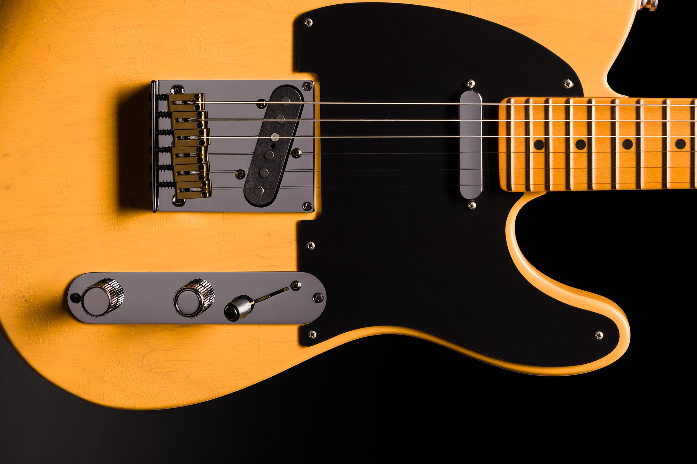 American Ultra Luxe Vintage '50s Telecaster /White Blonde/Maple Fingerboard