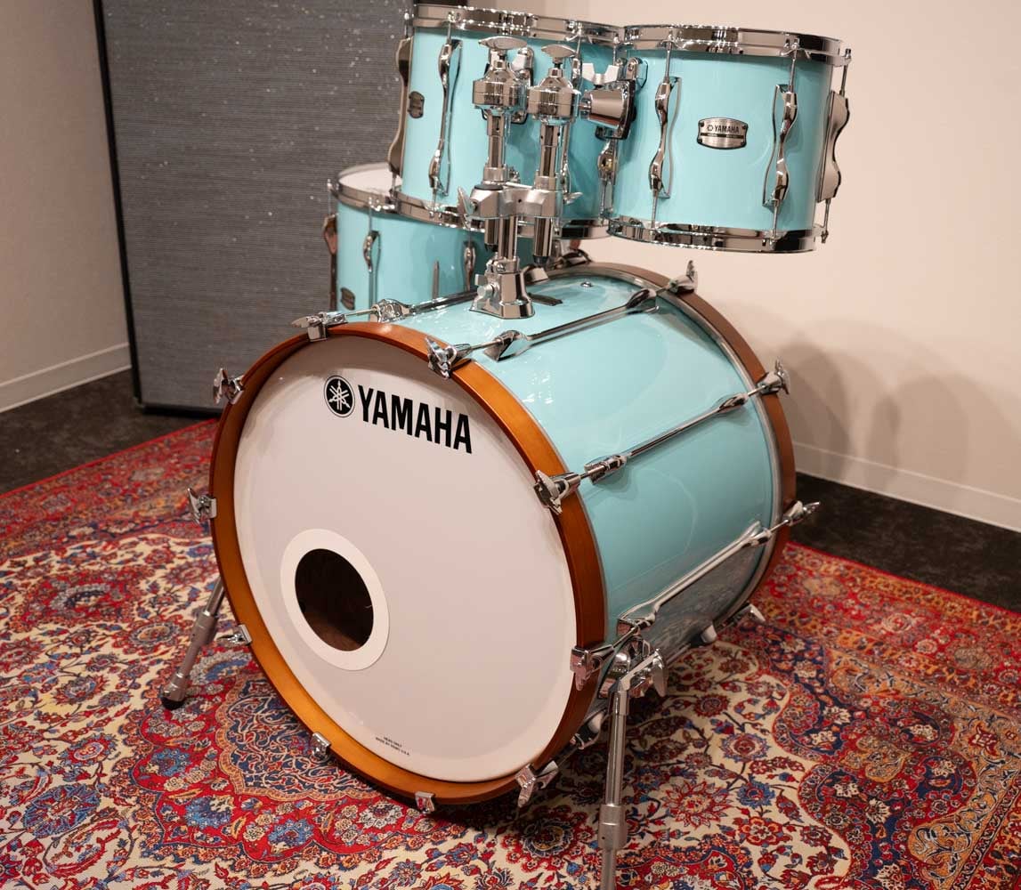 Recording Custom 22" 10" 12" 16" Drum Kit Surf Green / RBB2216 / RBP6F3 SFG