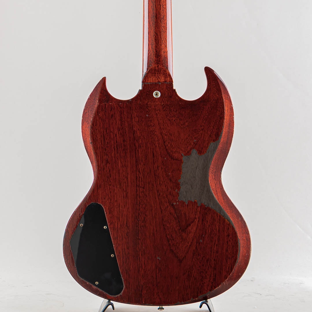 Murphy Lab 1964 SG Standard Reissue Cherry Red w/Batwing Pickguard Maestro Vibrola Heavy Aged【S/N:505014】