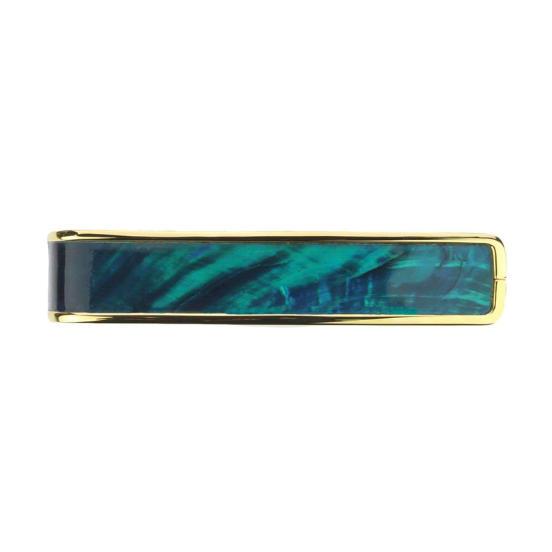 タリア カポ Thalia Capos Exotic Shell Series TEAL ANGEL WING / 24K Gold / ギター 12インチフレットパッド付属