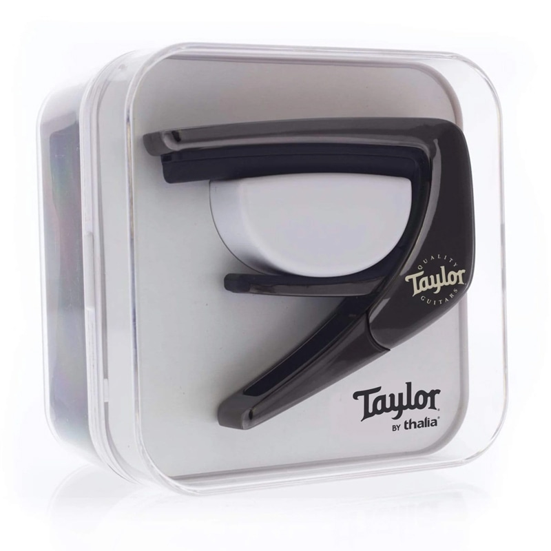 タリア カポ テイラー ライセンスド・モデル Thalia Capos TAYLOR 800 SERIES ELEMENT / Black Chrome / ギター 15インチフレットパッド付属