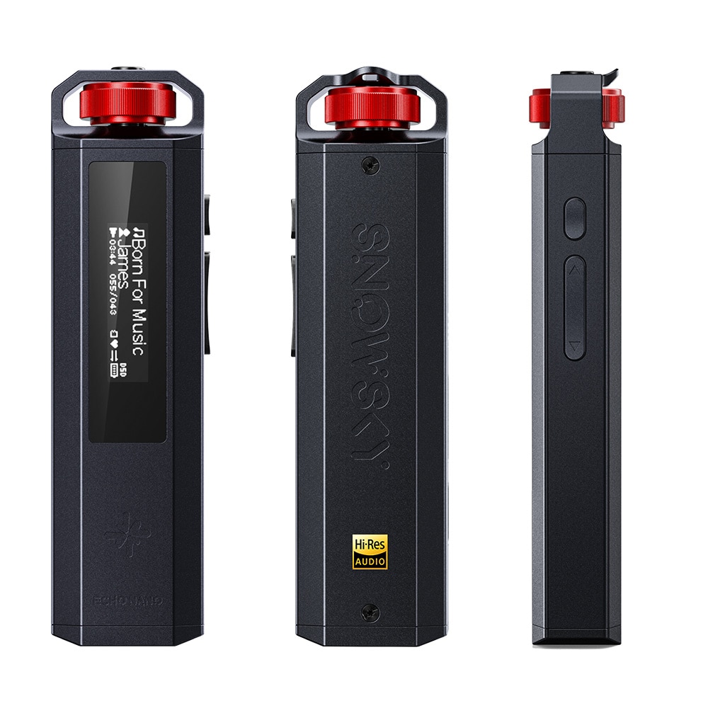 《8/7発売》 FIIO ポータブルオーディオプレーヤー Snowsky ECHO NANO ブラック (FIO-SSENANO-B) 《ロゴ入りクロスプレゼント》 ブラック DZONE