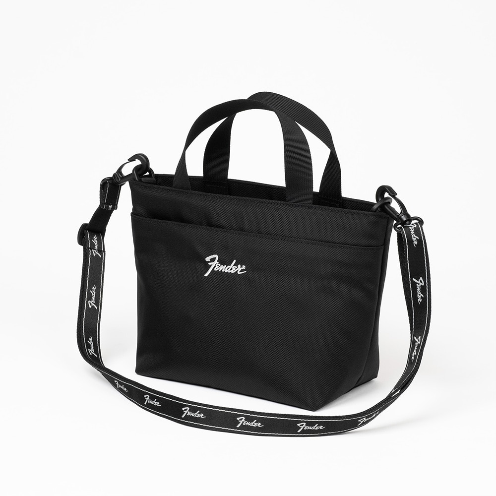 Fender フェンダー 950-6073 (ブラック) 2WAY ミニ トートバッグ ナイロン ブラック DZONE
