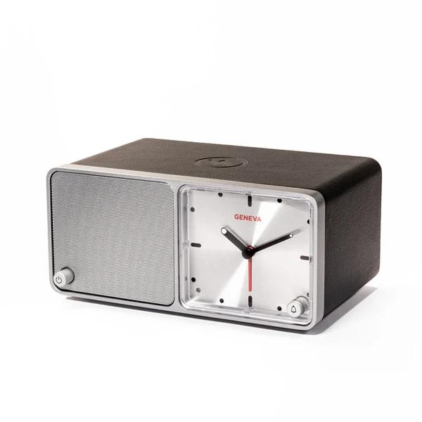 GENEVA TIME Black ブラック ジェネバ タイム アナログ時計 ワイヤレス充電 Bluetoothスピーカー 0件のレビュー