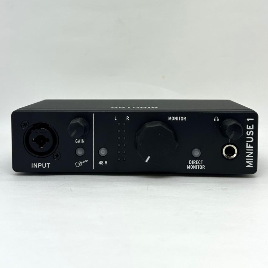 《アウトレット品》Arturia アートリア オーディオインターフェイス MiniFuse1 ブラック 1in2out