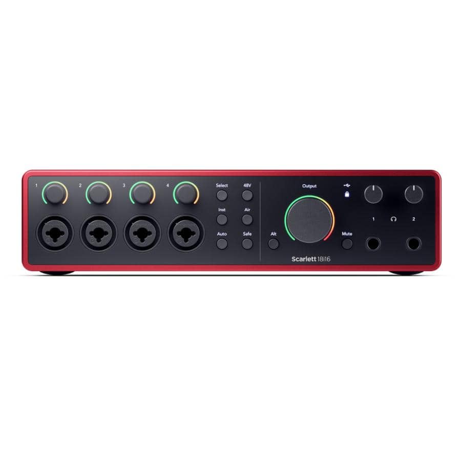Focusrite オーディオ インターフェイス Scarlett 18i16 4th Gen フォーカスライト DTM