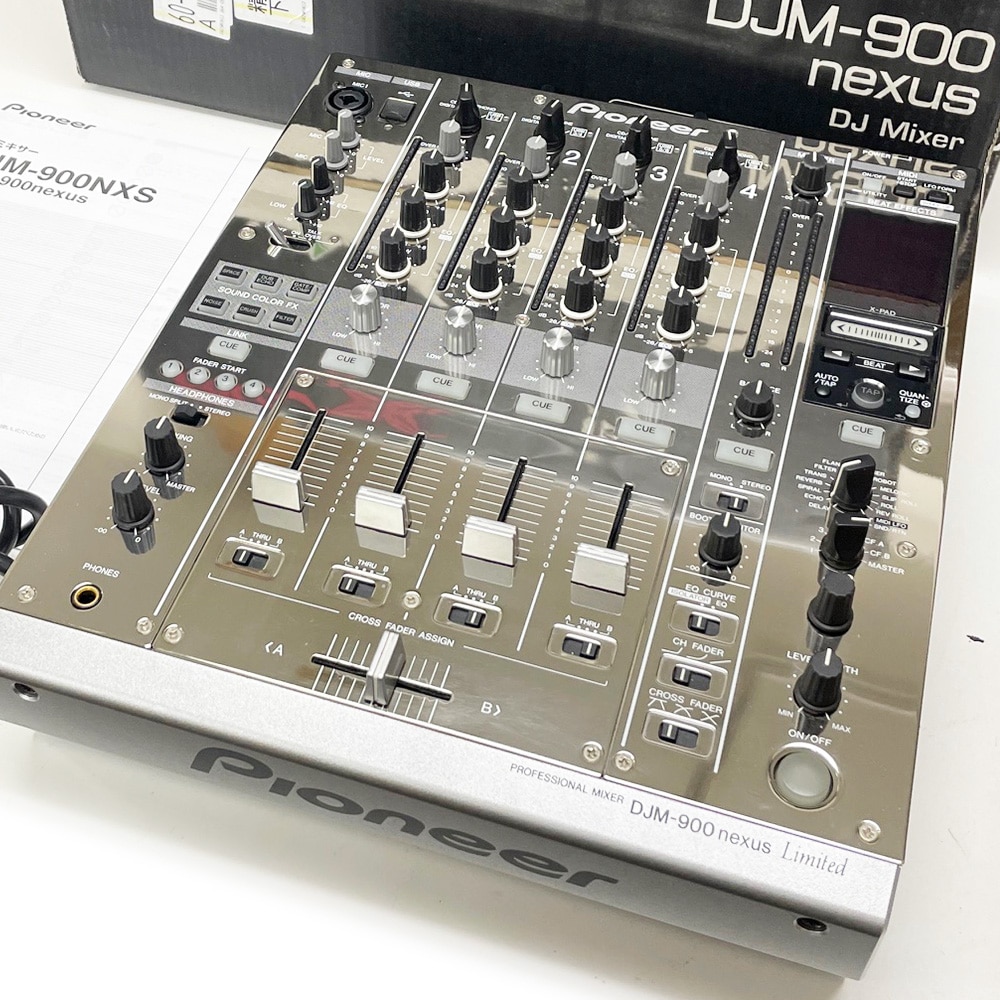 《中古品》 PIONEER DJミキサー DJM-900nexus Platinum Edition ×2台セット (2013年製 / シリアルNO入)