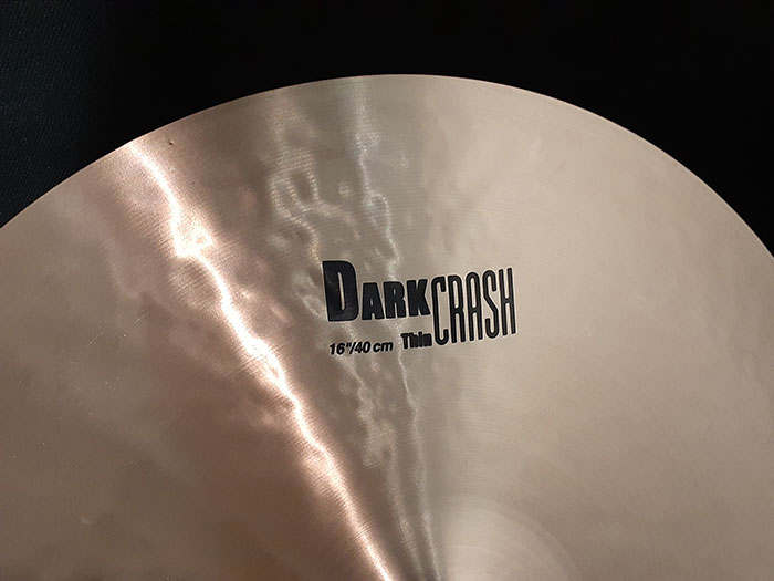 【展示特価品20%OFF】 K 16" Dark Crash Thin 978g