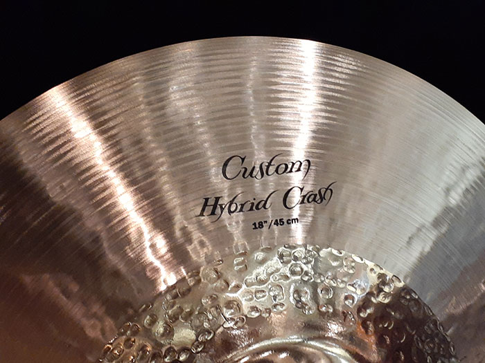 【最終値下げ】K Custom Hybrid Crash 18インチ（割れあり） 割れ】Zildjian K Custom Hybrid Crash 18インチ