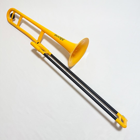 pBone(ピーボーン) プラスチック製トロンボーン (イエロー)(Low
