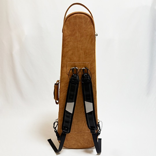 LowBrassCenterオリジナル ベルカットトロンボーンケース/ブラウン(ポケット付き) ブラウン(ポケット付き) Low Brass Center