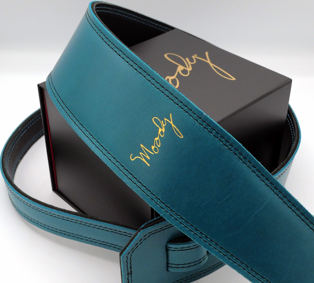 Leather 2.5 Inch Blue-Black Standard Tail