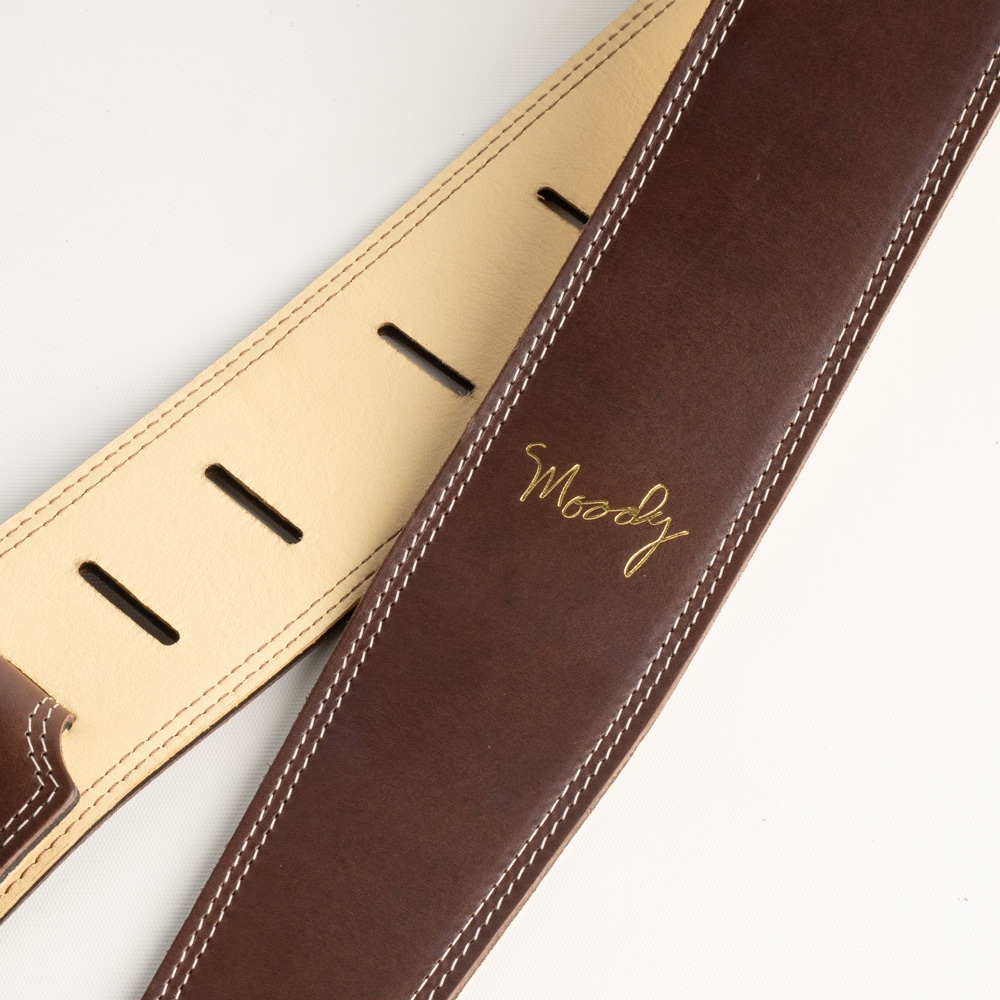 Leather 2.5 Inch Brown-Cream Standard Tail