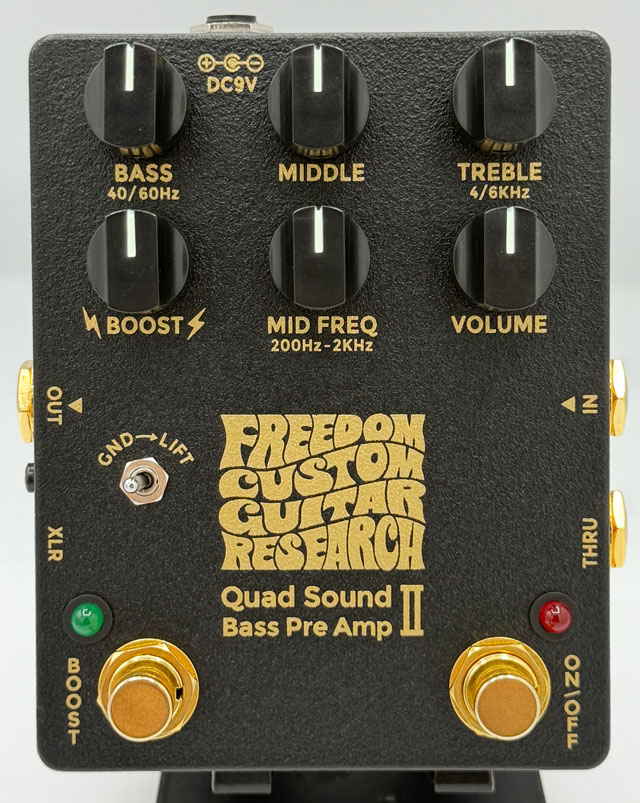 Quad Sound Bass Pre AmpⅡ Limited Black: エフェクター｜三木楽器