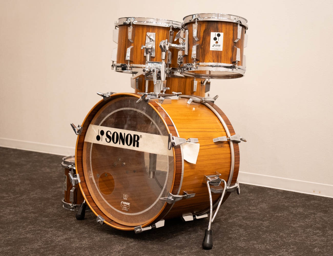 つばさ ドラム缶 半切りプランター 本体2個セット、木製台座2個セット VINTAGE】Early 80's Phonic Series Drum set 20