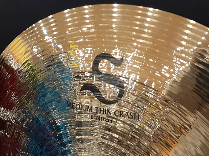 【新品】S 16" Medium Thin Crash