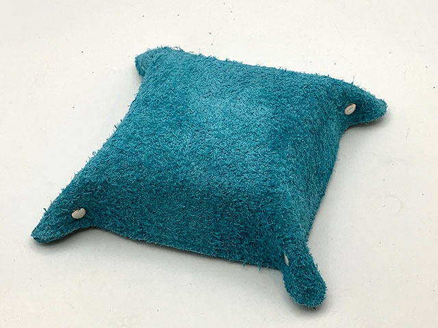 レザーピックトレイ 【パッチワークデザイン (オーシャンブルー)】 オーシャンブルー 梅田店