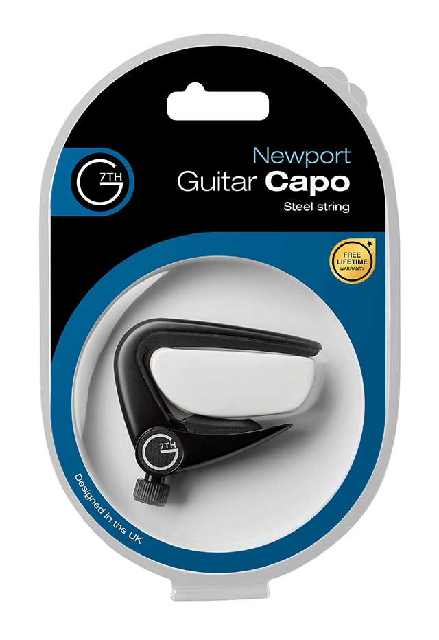 Newport Capo Black ニューポートカポ シルバー アコースティックギター(6弦)用 ブラック 梅田店