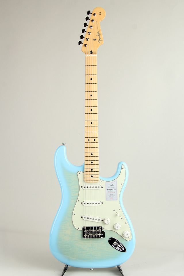 2024 Collection Made in Japan Hybrid II Stratocaster MN Flame Celeste Blue【S/N JD25008631】