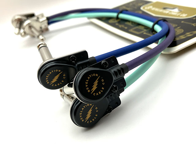 Revelation Mini Patch Cable 12" ( 約30cm ) 3本SET【Blue/Aqua/Purple】 Mini 12"【Blue/Aqua/Purple】 梅田店