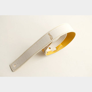 ウクレレ レザーストラップ "イエロー ステッチ"