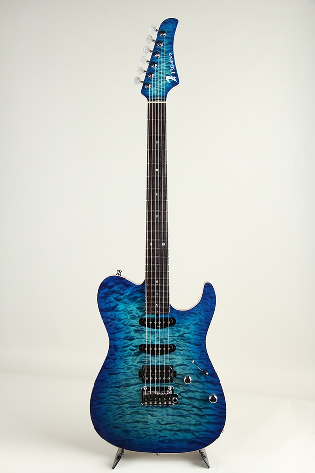 DTL-22 Quilt Top Matching Head / Trans Blue Burst